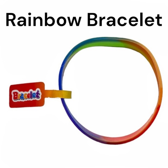 NWT Rainbow Pride Silicone Bracelet - Picture 8 of 8